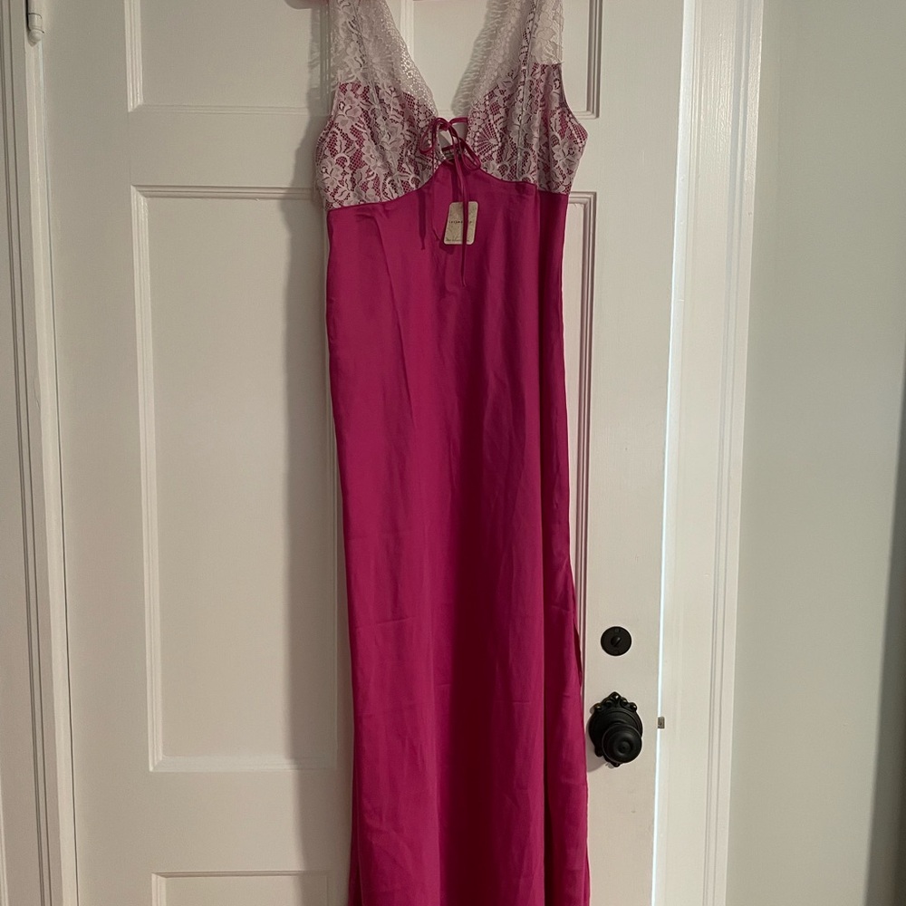 Free people pink maxi dress
